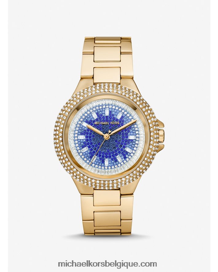 montre oversize camille ombre pavée 40HHNV3967 or unisexe Michael Kors