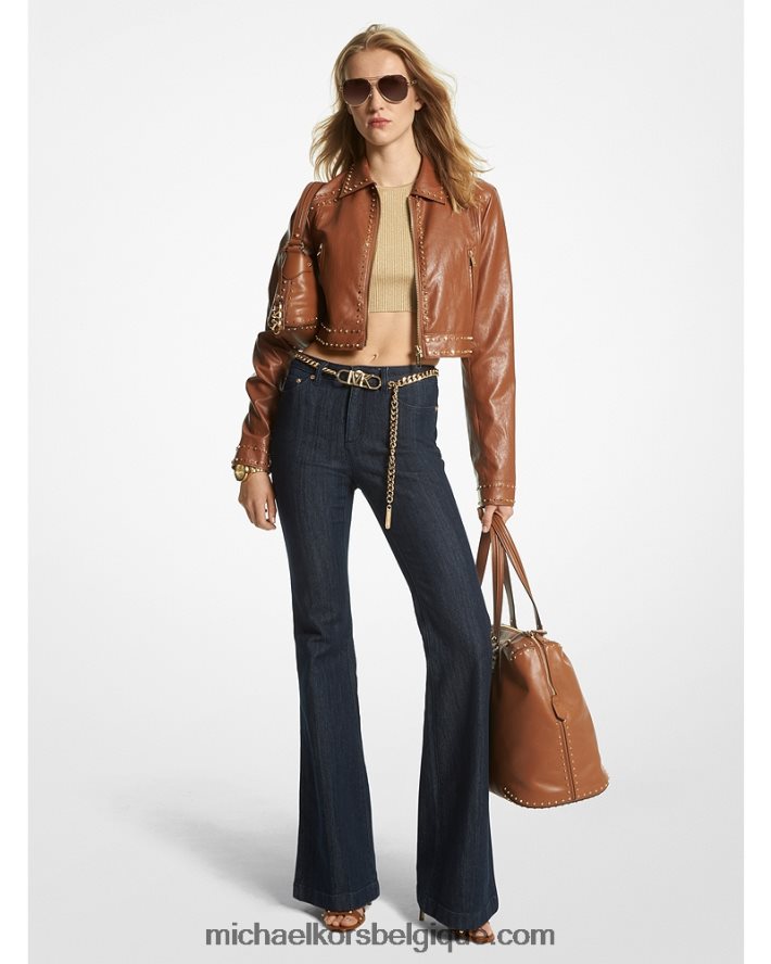 veste de moto en similicuir à clous astor 40HHNV201 bagage femmes Michael Kors